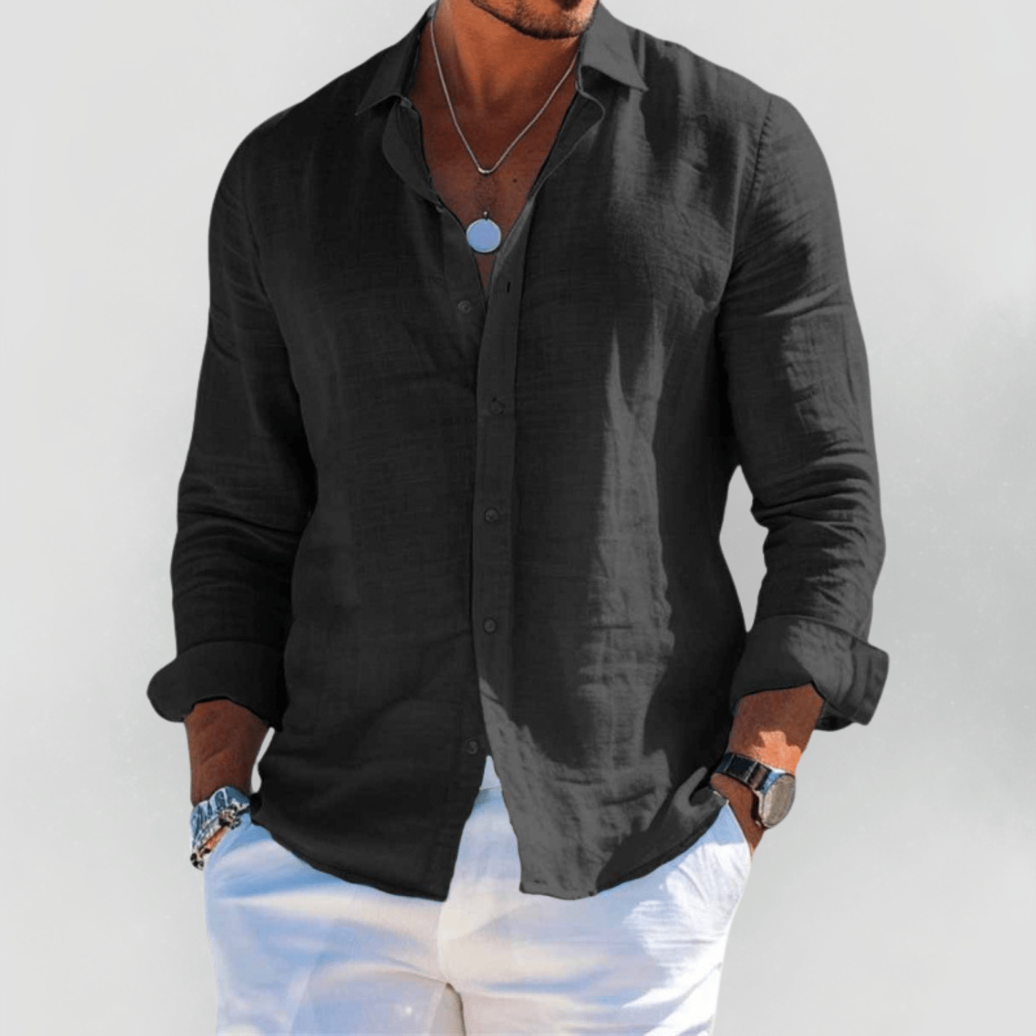 Riviera - Camisa de verano para hombre