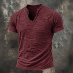 Alex — Camiseta Vintage con Cuello en V
