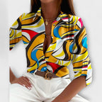 Laura - Blusa con cuello clásico