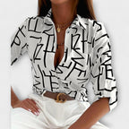 Laura - Blusa con cuello clásico