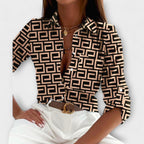 Laura - Blusa con cuello clásico