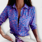 Laura - Blusa con cuello clásico