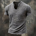 Alex — Camiseta Vintage con Cuello en V
