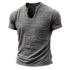 Alex — Camiseta Vintage con Cuello en V
